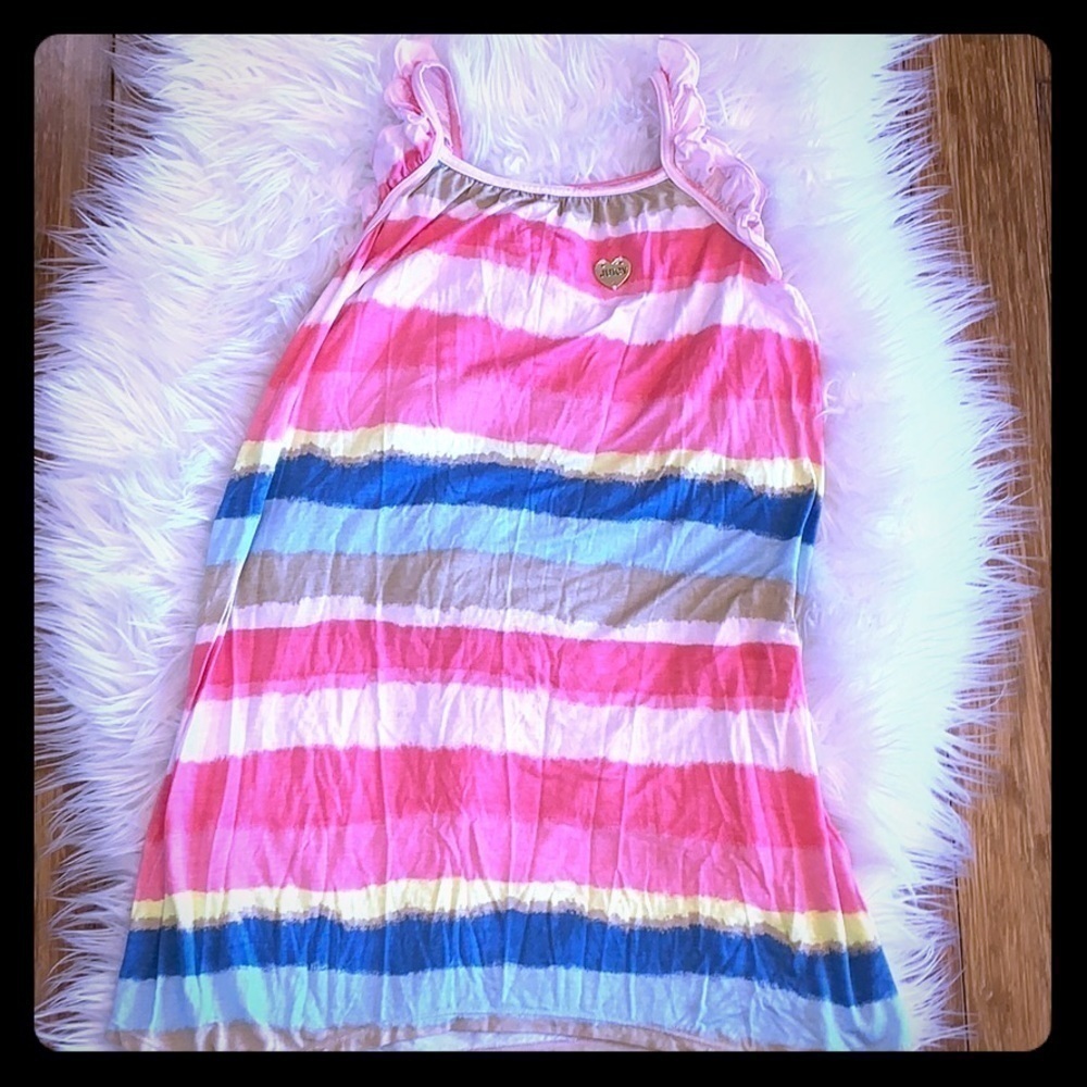 Like-New Juicy Couture Striped Handkerchief Dress